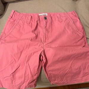 Express Coral Pink Casual Cotton Shorts